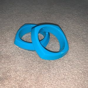 Blue Chunky Bracelets